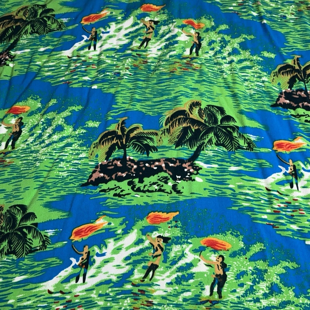 Vintage Puritan Hawaiian Shirt Mens Large‎ Tiki Hula Girls Island 90s - Picture 6 of 8